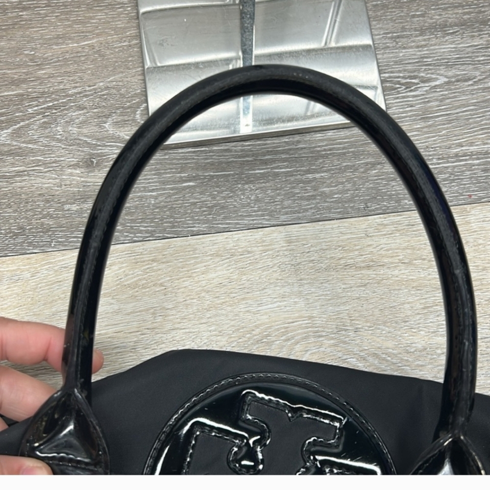 TORY BURCH ella Black Tote Bag - Picture 8 of 11